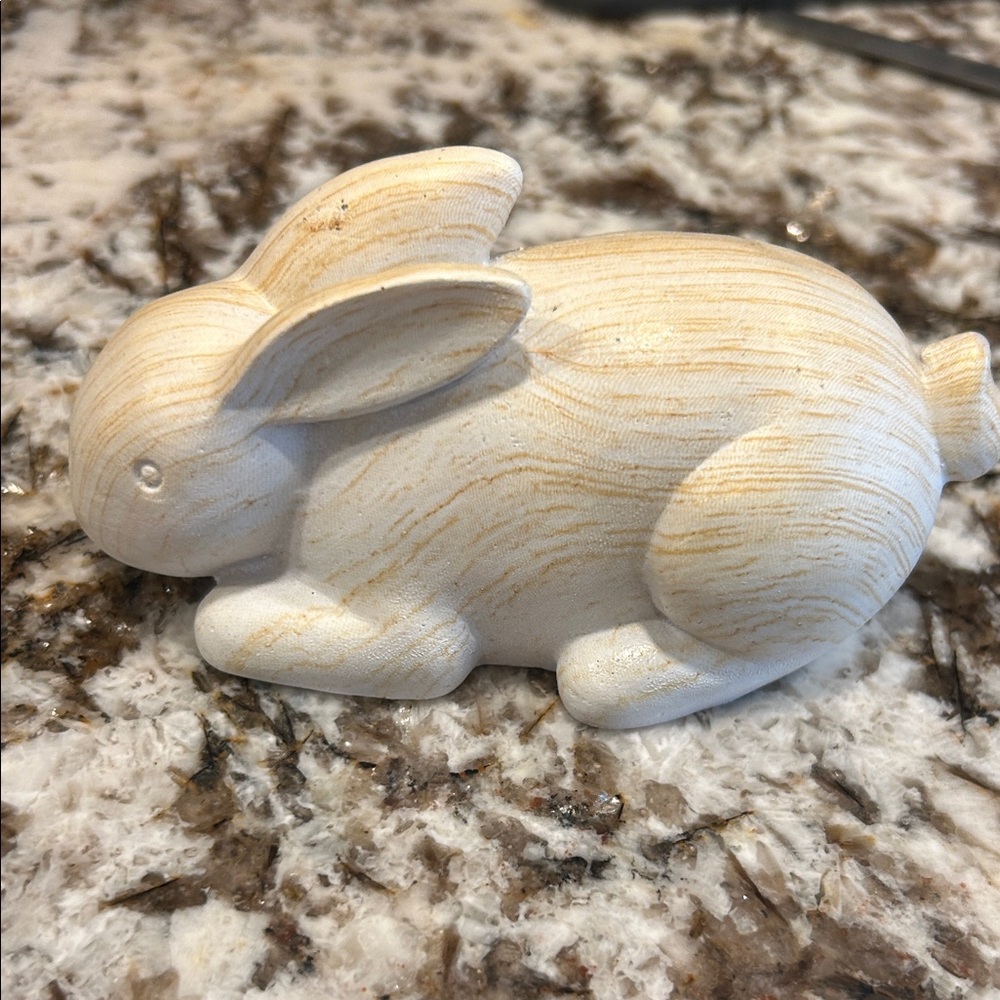 Charming Cream Bunny Figurine